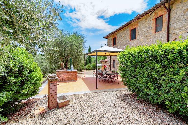 Ferienhaus mit Hund in Monti, Gaiole in Chianti Toskana f&uuml;r max. 10 Personen