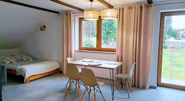 Holiday apartment with garden & barbecue in Gizycko