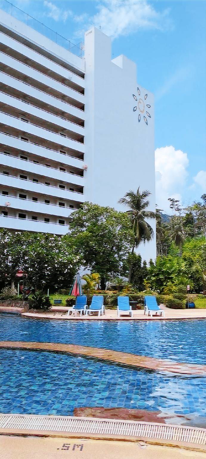 Nice apartment with pool, yard & patio | Good for workation | Pets allowed in Patong