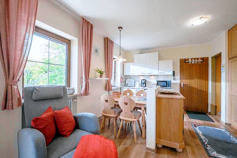 Ferien Appartement Nr 18 48qm 1 Schlafzimmer Balkon