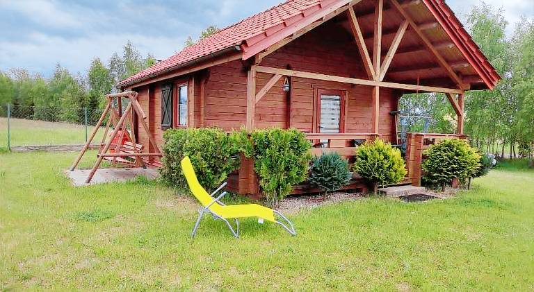 House with patio, garden & barbeque in Gizycko