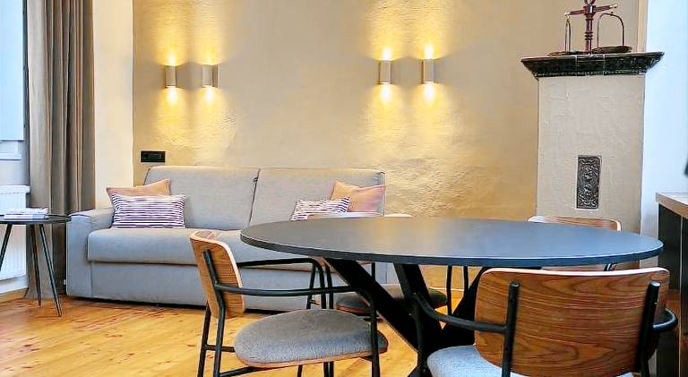 Holiday apartment with patio in Naz Sciaves