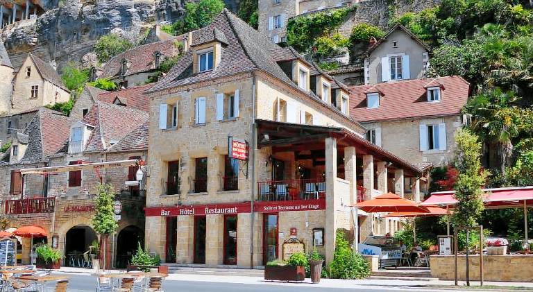 Auberge des Platanes in Beynac-et-Cazenac