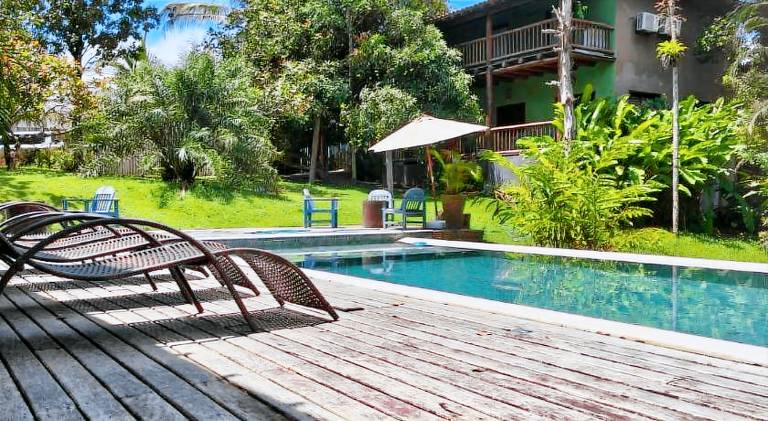 House with barbeque, private pool & yard | Pets are welcome in Porto Seguro