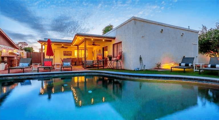 Vacation home with pool in Phoenix, AZ