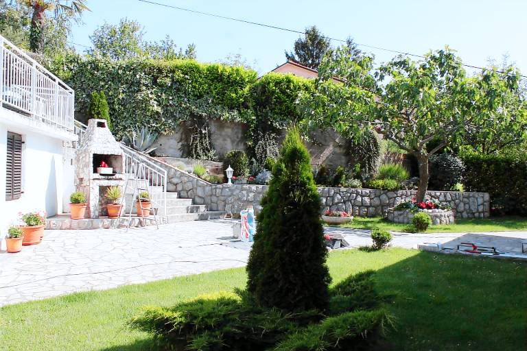 One bedroom apartment with terrace and sea view Lovran (Opatija) (A-2303-b) in Opatija