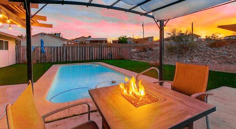 Vacation home with pool in Lake Havasu City, AZ
