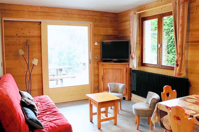 Rental apartment with terrace in Le Grand-Bornand