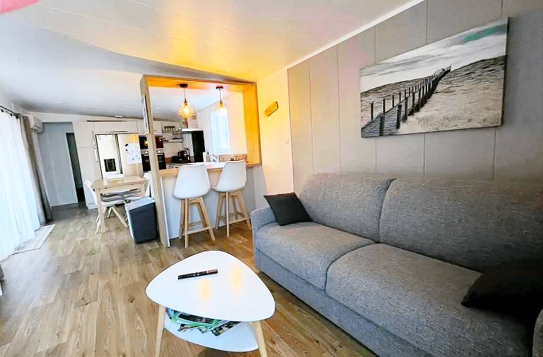 Camping Ecolodges Domaine de la Forêt - by Océan Mobilhomes - Mobile home 3 bedrooms (DF31) 8 people — photo 4