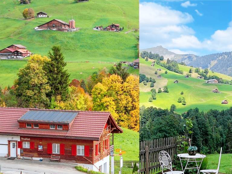 Ferienwohnung mit Hund in Habkern für max. 8 Personen