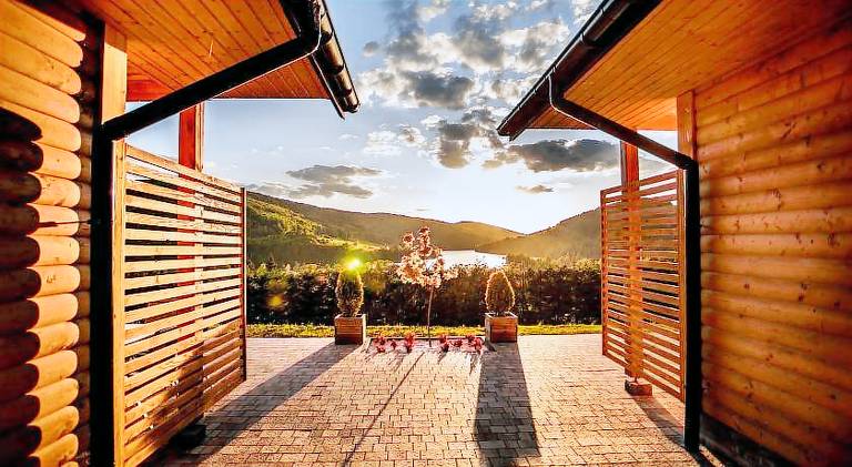 Domek w stylu alpejskim Myczkowce