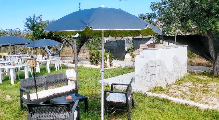 House with yard & barbecue in Vieste
