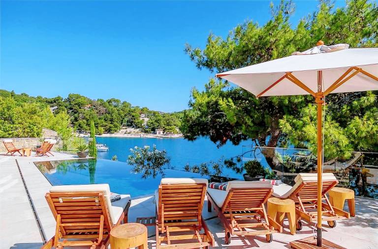 Luxury Seafront Villa Prestige Brac with Pool