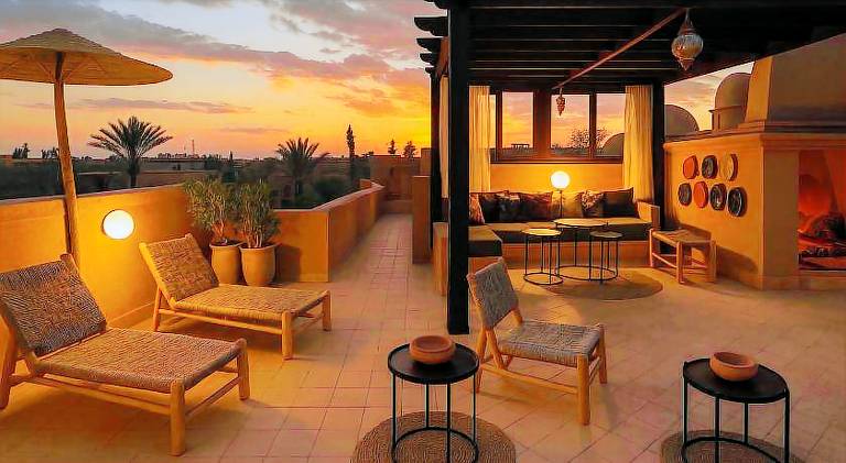 Holiday apartment with pool in Marrakech