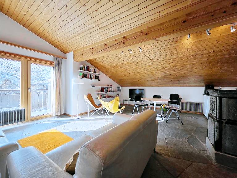 Ferienwohnung mit Hund in Saas-Fee f&uuml;r max. 4 Personen