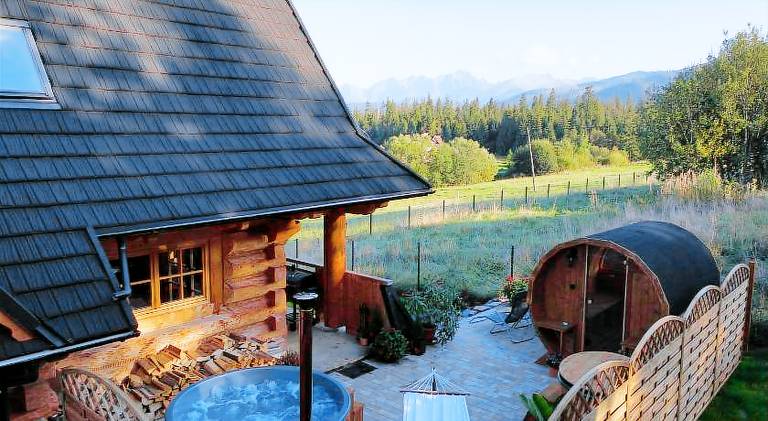 Bajkowa Osada Murzasichle domek z jacuzzi in Bukowina Tatrzanska