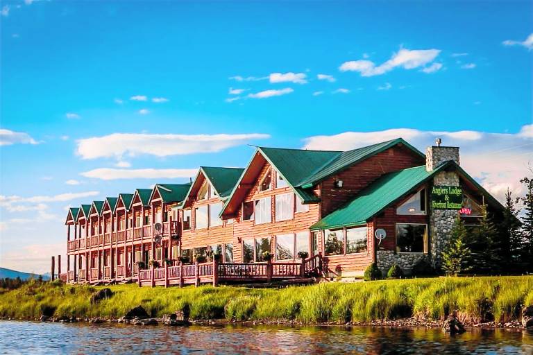 Lodge with terrace, yard & grill | Suitable for remote work | Dogs allowed in Island Park, ID