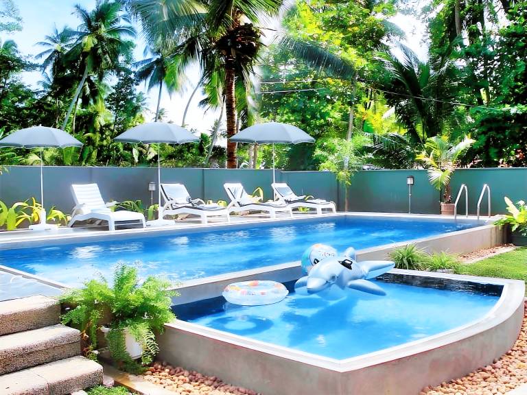 Affordable private villa for long and short family holiday in Hikkaduwa, Sri Lanka in Hikkaduwa