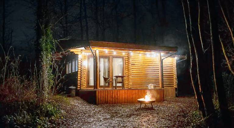 Lodge with patio & garden in Carnforth