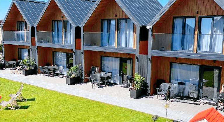 Lodge with yard, terrace & barbeque | Dogs allowed in Mielno