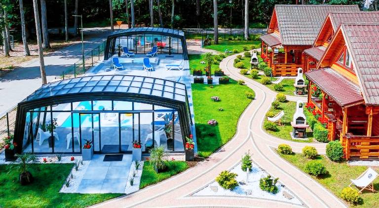 House with pool, barbecue & terrace in Rewal