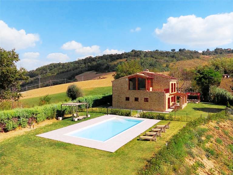 Ferienhaus in Santa Vittoria in Matenano, Monte San Martino f&uuml;r max. 13 Personen