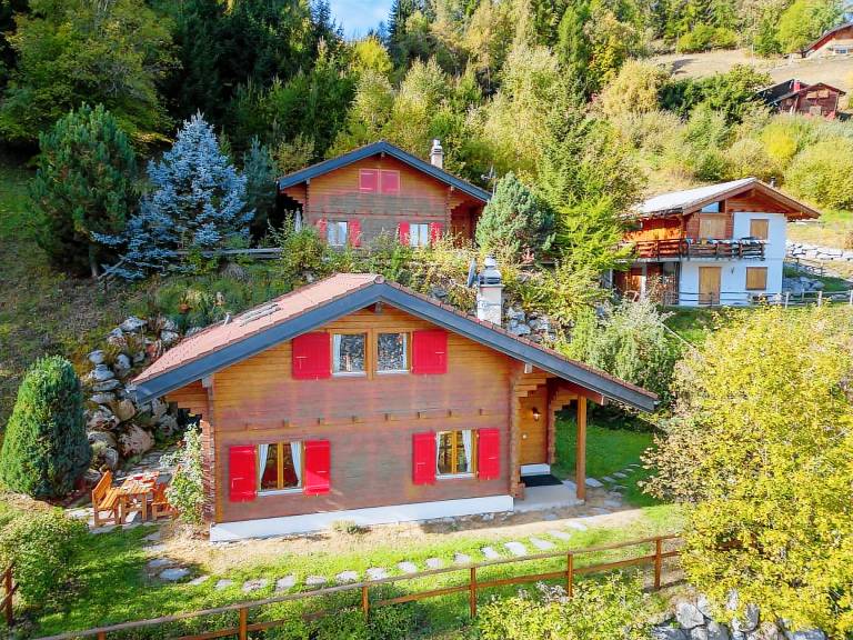 Chalet with terrace in Martigny