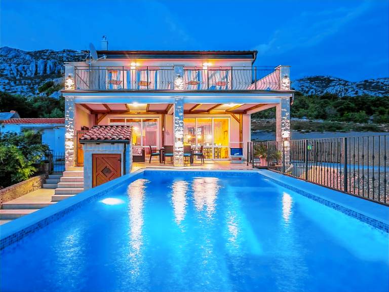 Ferienhaus in Jablanac, Kroatien f&uuml;r max. 4 Personen