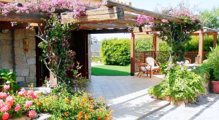 Villa with garden, patio & barbecue in Olbia