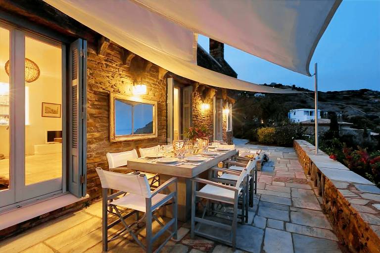 Elegant Andros Beach House Villa Stenies Thalassino Beautiful SeaViews — photo 3
