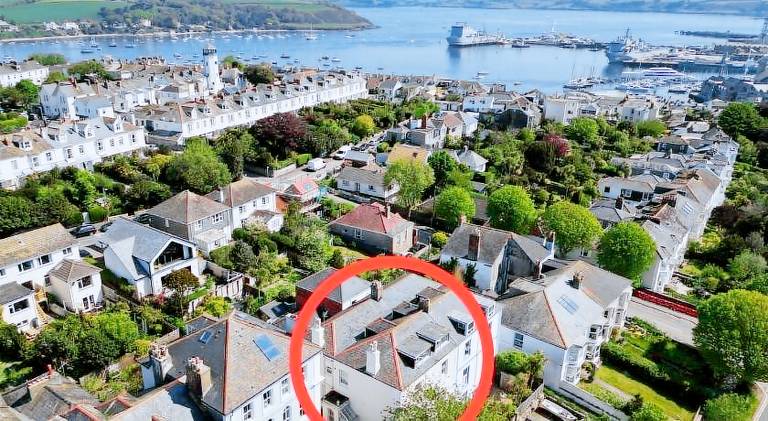 Pendennis - Bright Victorian flat, sea views & close to beach — photo 3