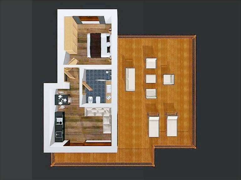 Ferienwohnung in Karersee, Carezza Al Lago f&uuml;r max. 4 Personen