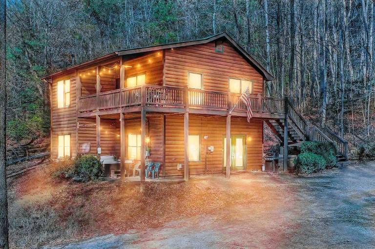 Cabin Cherry Log