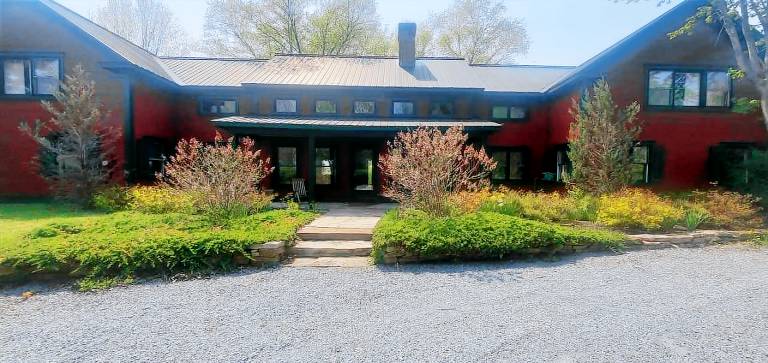 The Old Orchard Home surrounded by a small apple orchard, large meadows, and a private pond — photo 3