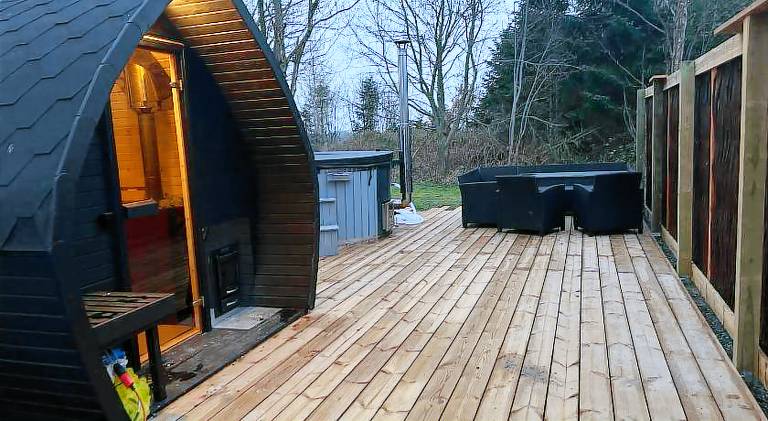 Pleasant vacation home with jacuzzi | Pets are welcome in Odder