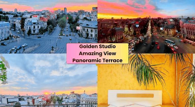 Holiday apartment with patio | Close to Romanian Athenaeum in Bucharest