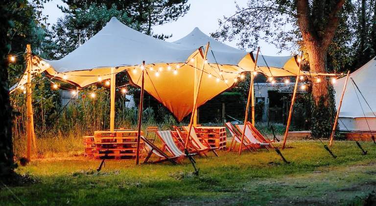 Tent with yard & patio | Pet-friendly — photo 4