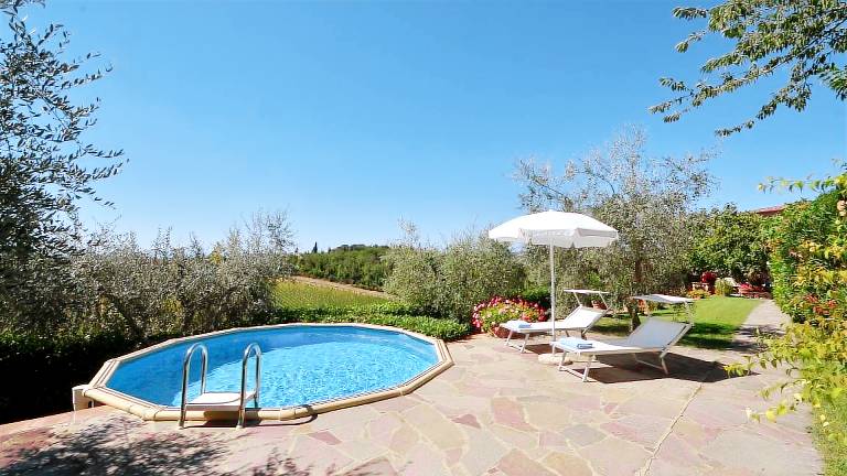 Ferienhaus in Gaiole in Chianti, Lecchi in Chianti f&uuml;r max. 2 Personen, 