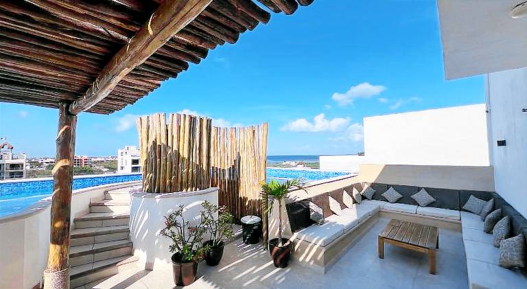 Condo Boho con Roof pool y vista al mar in Playa del Carmen