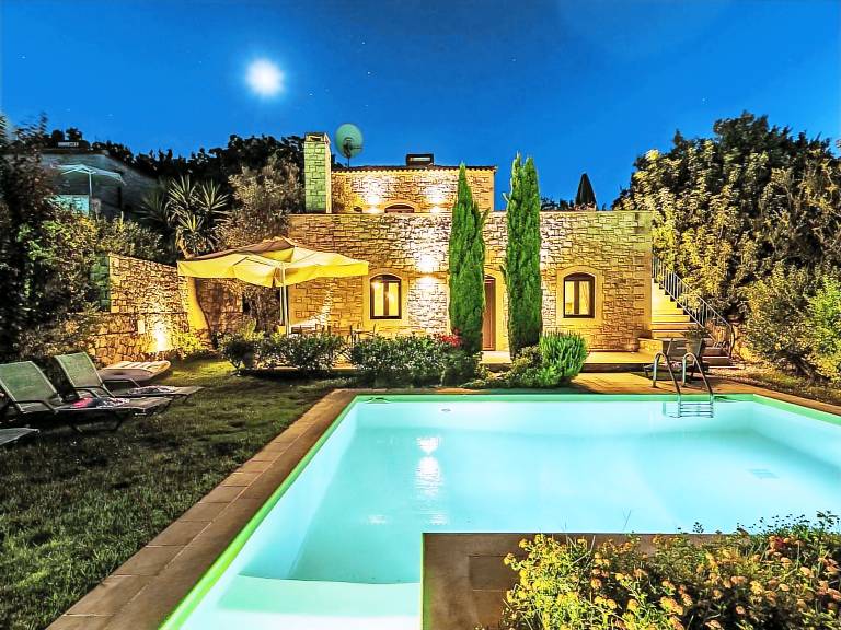 Ferienhaus mit Pool in Prines, Kreta f&uuml;r max. 6 Personen