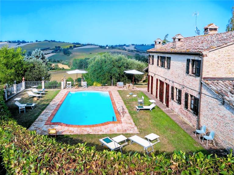 Ferienhaus in Mondavio f&uuml;r max. 8 Personen