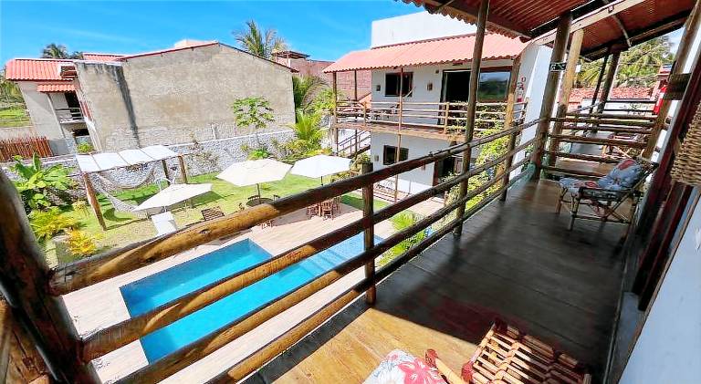Jangadas do Toque aconchegante Flat no primeiro andar em Milagres in São Miguel dos Milagres
