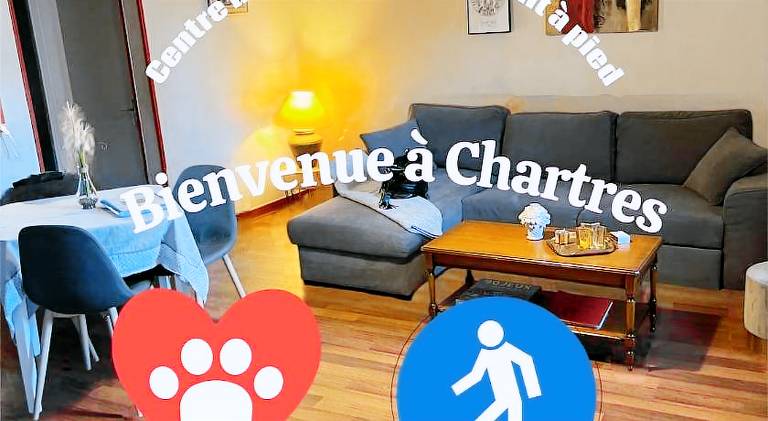 Rental apartment with 1 room for 4 persons in Chartres