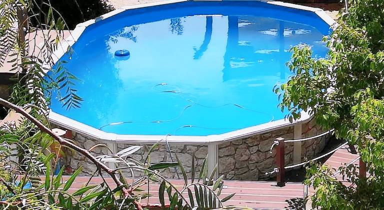 House with pool, yard & patio | Pets allowed in Porto Cesareo
