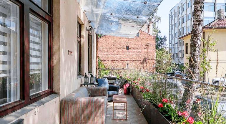 Holiday apartment with terrace in Kaunas