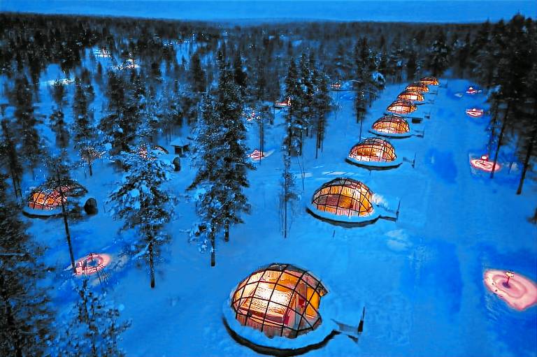 majoitus Kakslauttanen