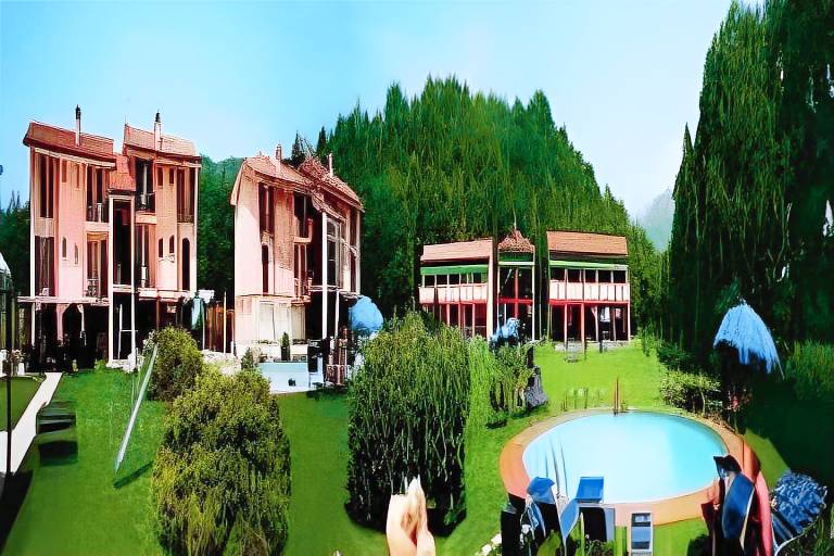 Nice serviced apartment with pool, garden & BBQ | Dogs allowed in Affi
