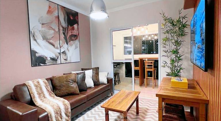 Rental apartment with 3 rooms for 10 persons in Praia Grande