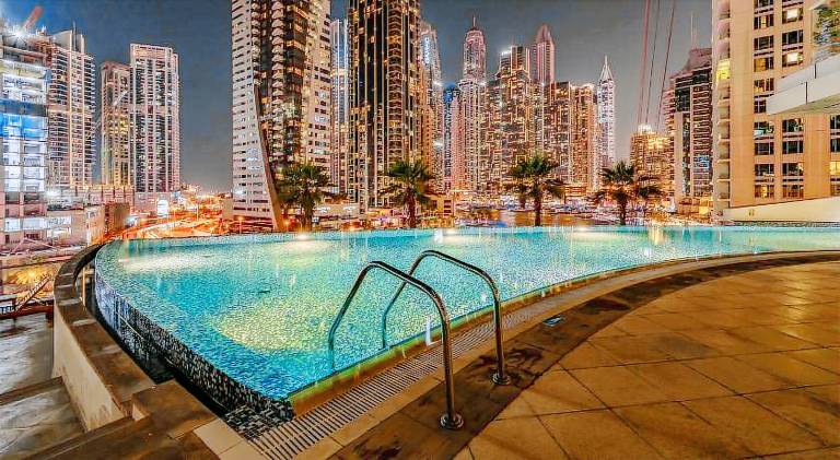Rental apartment with pool & hot tub | Dogs allowed in Abu Dhabi
