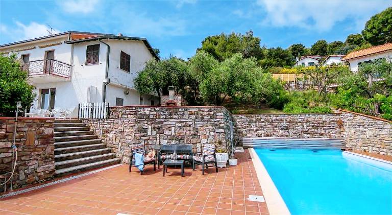 Villa with private pool, garden & terrace in San Bartolomeo al Mare